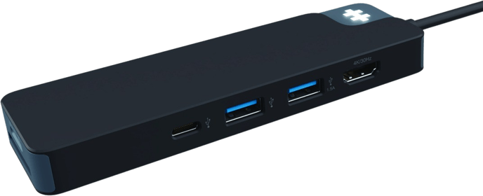 HyperDrive Flex 8 Port USB-C Hub - Svart