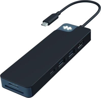 HyperDrive Flex 8 Port USB-C Hub - Svart