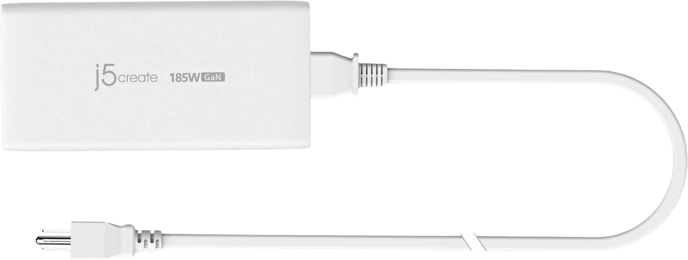 J5 Create 185W GaN PD 3.1 USB-C 3-Port Charger