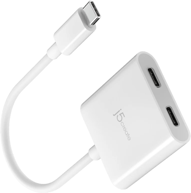 J5 Create USB C till Dual USB-C med video/PD
