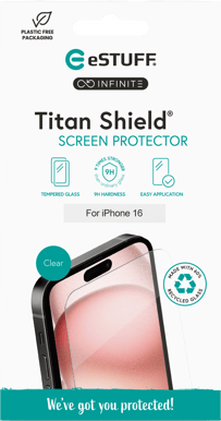 eSTUFF Infinite Titan Shield iPhone 16 Screen Protector