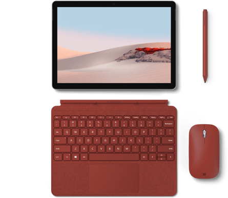 Microsoft Surface Go Type Cover Röd