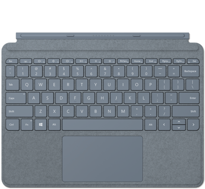 Microsoft Surface Go Type Cover Isblå