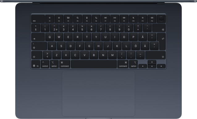 Apple MacBook Air - 15,3" | M5 | 32GB | 512GB | Midnatt