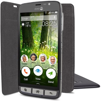 Doro Liberto 825 Flip Cover Svart