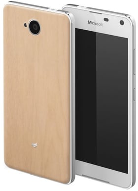 Mozo Back Cover Lumia 650 Ljust trä