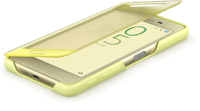 Sony Style Cover Touch Xperia XP Lime guld