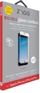InvisibleShield Contour Glass iPhone 7 Plus Vit