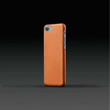 Mujjo Leather Case iPhone 7 Gyllenbrun