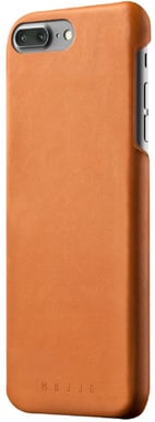 Mujjo Leather Case iPhone 7 Plus Gyllenbrun