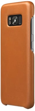 Mujjo Leather Case Galaxy S8 Gyllenbrun