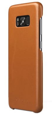 Mujjo Leather Case Galaxy S8+ Gyllenbrun
