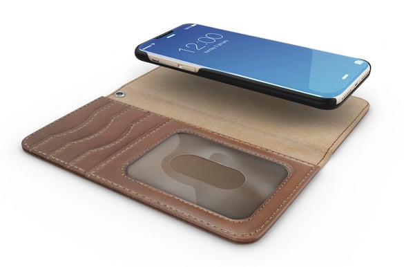 iDeal Magnet Wallet+ iPhone X Brun