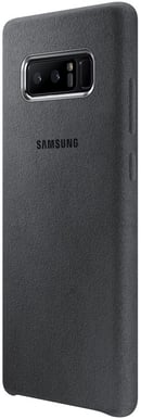 Samsung Galaxy Note 8 Alcantara Cover Mörkgrå