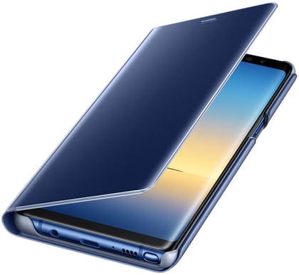 Samsung Galaxy Note 8 Clear View Standing Cover Blå
