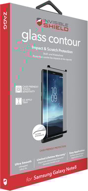 InvisibleShield Galaxy Note 8 Contour Glass (Case Friendly)