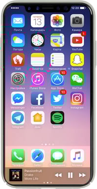 Krusell Sandby Cover iPhone X Sand