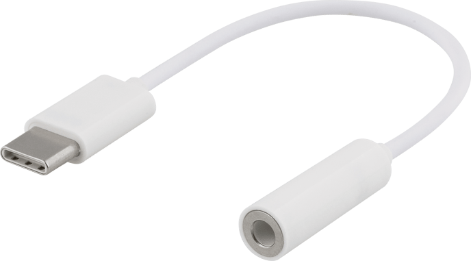DELTACO Adapter USB-C till 3,5 mm
