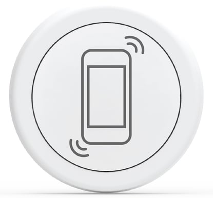 Flic Button, Vit - Find