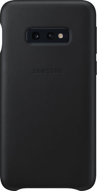 Samsung Galaxy S10e Leather Cover Svart