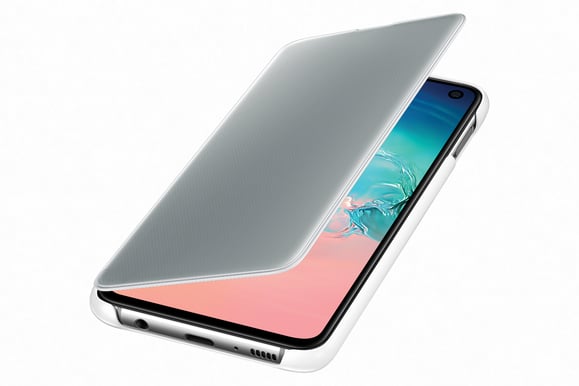 Samsung Galaxy S10e Clear View Cover Vit