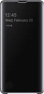 Samsung Galaxy S10 Clear View Cover Svart