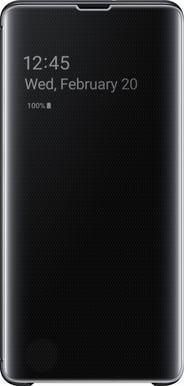 Samsung Galaxy S10+ Clear View Cover Svart