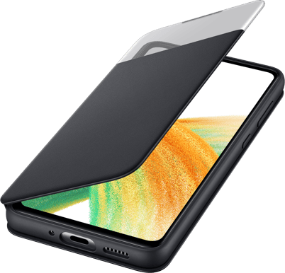 Samsung Galaxy A33 S-View Wallet Cover Svart
