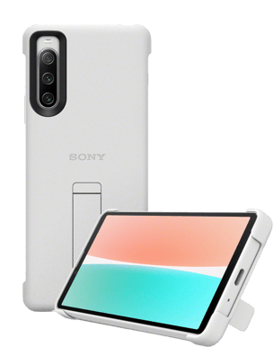 Sony Style Cover Xperia 10 IV Grå/Vit