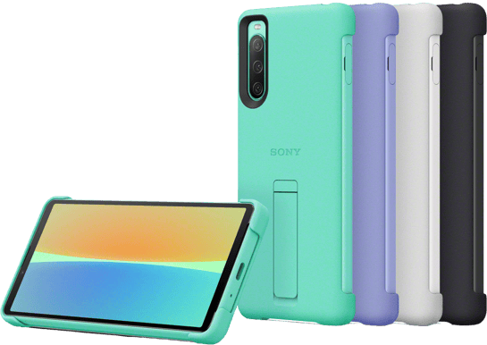 Sony Style Cover Xperia 10 IV Grå/Vit