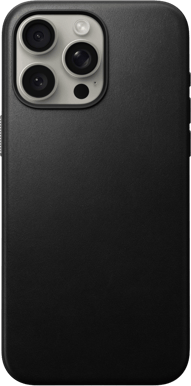 Nomad iPhone 15 Pro Max Modern Leather Case Horween Svart