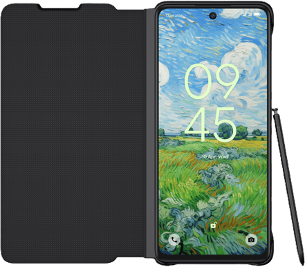 TCL 50 PRO NXTPAPER Flip Case Mörkgrå + Stylus