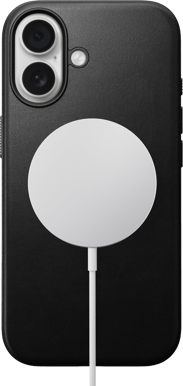 Nomad Modern Leather Case iPhone 17 Svart