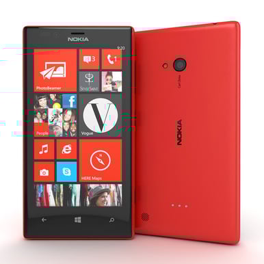 Nokia Lumia 720 Röd