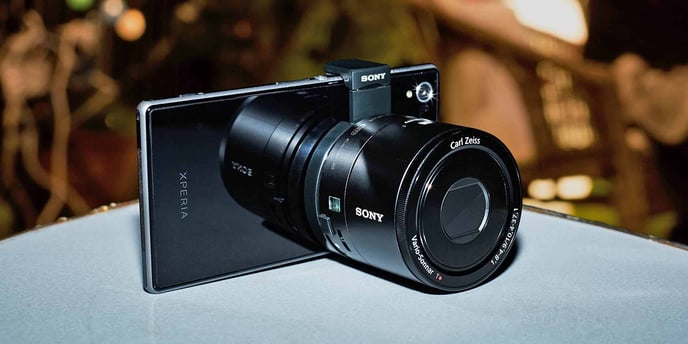 Sony CyberShot DSC-QX100 WiFi-kamera till din smartphone