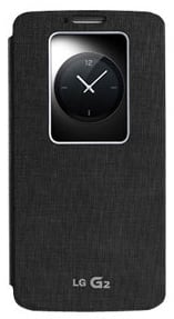 LG G2 QuickWindow Flip Cover Svart