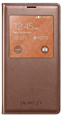 Samsung Galaxy S5 S-View Cover Rose Gold