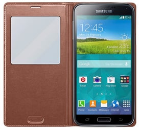 Samsung Galaxy S5 S-View Cover Rose Gold