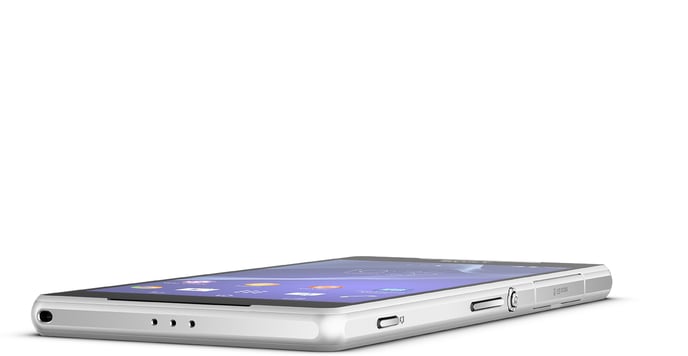 Sony Xperia Z2 Vit med Smartband