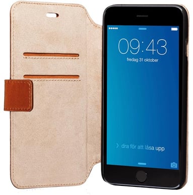 iDeal Slim Magnet Wallet iPhone 6/6s Plus Brun