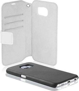 iDeal Slim Magnet Wallet Galaxy S6 Vit