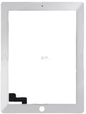 Skärmglasbyte + Hemknapp Apple iPad 2 vit