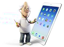 Skärmbyte Apple iPad Air svart