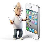 Skärmbyte Apple iPhone 5 vit