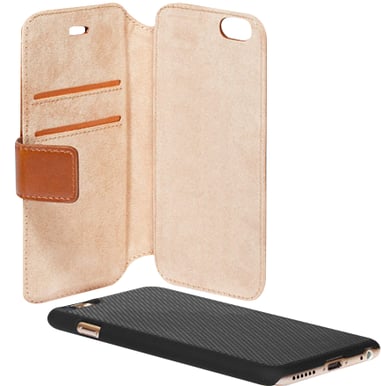 iDeal Slim Magnet Wallet Galaxy S7 Edge Brun