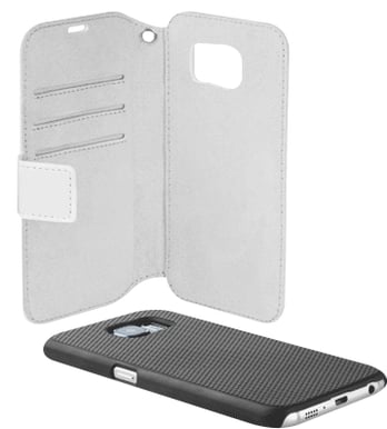 iDeal Slim Magnet Wallet Galaxy S7 Edge Vit