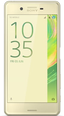 Sony Xperia X Performance Lime guld