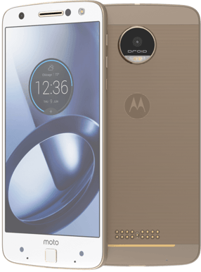 Moto Z Vit guld