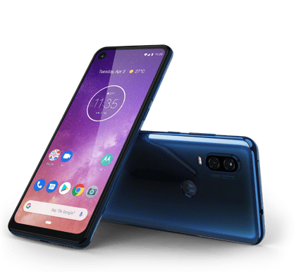 Motorola One Vision Safirblå
