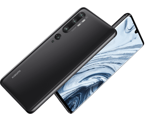 Xiaomi Mi Note 10 Midnattssvart